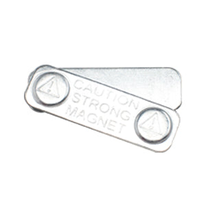20 stuks aluminium naambordjes met sterke dubbele magneet, naambordjes voor kleding magneet met veiligheidsspelden, professionele magneet naambordje met papiersleuf, ca. 72 x 35 mm (20